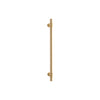 Pull Handle Helsinki Brushed Brass L560xD22xP66mm BP35mm CTC450mm in Brushed Brass