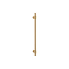 Pull Handle Helsinki Brushed Brass L560xD22xP66mm BP35mm CTC450mm in Brushed Brass