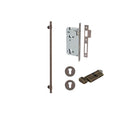 Pull Handle Helsinki Signature Brass L710xD22xP66mm BP35mm CTC600mm Entrance Kit, Mortice Lock Roller Euro Signature Brass CTC85mm Backset 60mm, Euro Cylinder Key Thumb 6 Pin Signature Brass L70mm KA1, Escutcheon Euro Concealed Fix Round Pair Sign… in Signature Brass