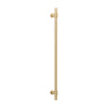 Pull Handle Helsinki Brushed Brass L710xD22xP66mm BP35mm CTC600mm in Brushed Brass