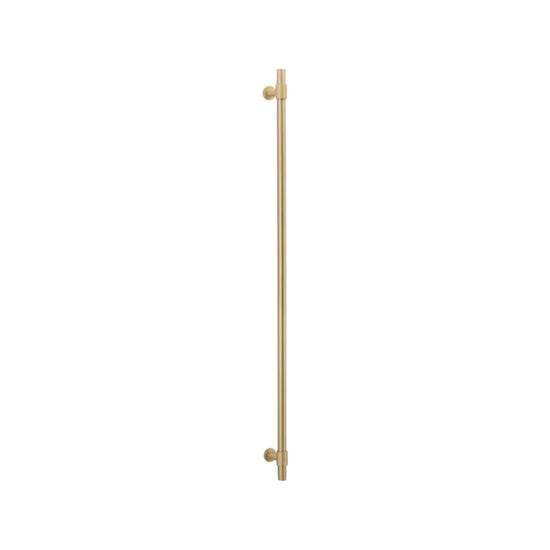 Pull Handle Helsinki Brushed Brass L1010xD22xP66mm BP35mm CTC900mm in Brushed Brass