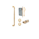 Pull Handle Sarlat Brushed Brass L485xW32xP72mm BP35mm CTC450mm Entrance Kit, Mortice Lock Roller Euro Brushed Brass CTC85mm Backset 60mm, Euro Cylinder Dual Function 5 Pin Brushed Brass L65mm KA1, Escutcheon Euro Concealed Fix Round Pair Brushed … in Brushed Brass