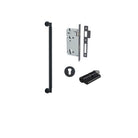Pull Handle Berlin Euro Pair Matt Black L485xW22xP63mm CTC450 mm BPD35mm, Mortice Lock Roller Euro Matt Black CTC85mm Backset 60mm, Euro Cylinder Dual Function 5 Pin Matt Black 65mm KA4, Escutcheon Euro Concealed Fix Round Pair Matt Black D52xP10mm in Matt Black