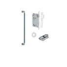 Pull Handle Berlin Euro Pair Polished Chrome L485xW22xP63mm CTC450 mm BPD35mm, Mortice Lock Roller Euro Polished Chrome CTC85mm Backset 60mm, Euro Cylinder Dual Function 5 Pin KA4, Escutcheon Euro Concealed Fix Round Pair D52xP10mm in Polished Chrome