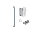 Pull Handle Berlin Euro Pair Brushed Chrome L485xW22xP63mm CTC450 mm BPD35mm, Mortice Lock Roller Euro Brushed Chrome CTC85mm Backset 60mm, Euro Cylinder Dual Function 5 Pin 65mm KA4, Escutcheon Euro Concealed Fix Round Pair D52xP10mm in Brushed Chrome