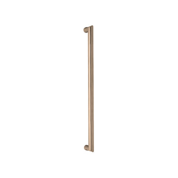 ECLIPSE DR501 PS pull handle with bolt-through fixing PVD light bronze in Light Bronze PVD