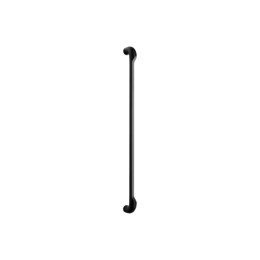 RIVIO GL500 PA pull handle with back-to-back fixing PVD satin black in Satin Black