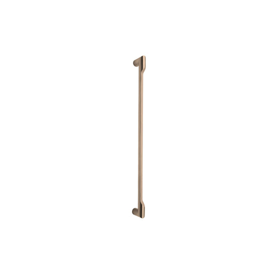 RIVIO GL501 PS pull handle with bolt-through fixing PVD light bronze in Light Bronze PVD