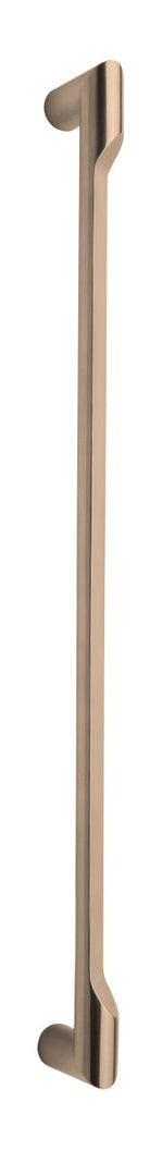 RIVIO GL501 PA pull handle with back-to-back fixing PVD light bronze in Light Bronze PVD