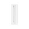 SQUARE JB320 PA pull handle with back-to-back fixing white in White