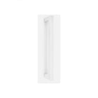 SQUARE JB320 PA pull handle with back-to-back fixing white in White