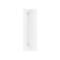 SQUARE JB320 PA pull handle with back-to-back fixing white in White