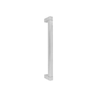 SQUARE JB320 NP pull handle with concealed fixing satin stainless steel in Satin Stainless