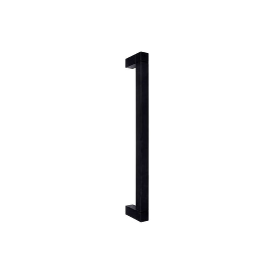 SQUARE JB320 PA pull handle with back-to-back fixing satin black in Satin Black