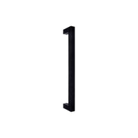 SQUARE JB320 PA pull handle with back-to-back fixing satin black in Satin Black