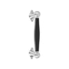 BOSCO LZ185 pull handle satin stainless steel / black in Satin Stainless / Black