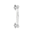 BOSCO LZ185MA pull handle polished stainless steel / Carrara marble in Polished Stainless Steel / Carrara Marble