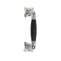 TIMELESS MG1934C pull handle bright nickel/ebony wood  in Bright Nickel / Ebony Wood