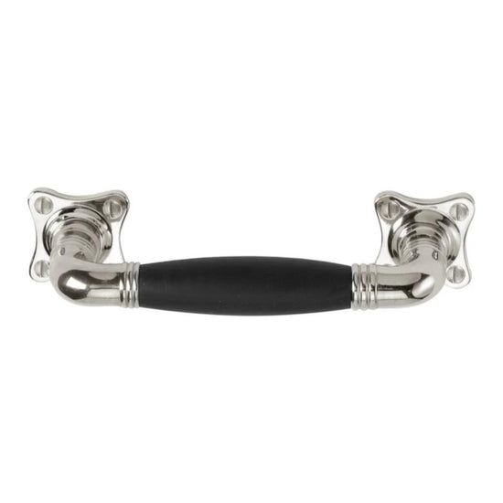 TIMELESS MG1934C pull handle satin nickel/ebony wood  in Satin Nickel / Ebony Wood
