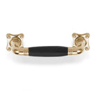 TIMELESS MG1934C pull handle brass unlacquered/ebony wood  in Brass Unlacquered / Ebony Wood