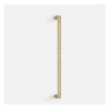 TWO PB422 PA pull handle with back-to-back fixing satin stainless steel/oak wood in Oak/Satin Stainless Steel