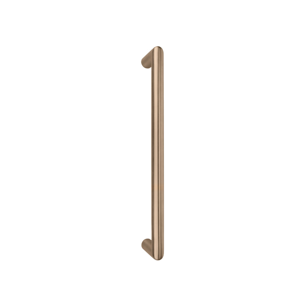 INC PBI400 PS pull handle with bolt-through fixing PVD light bronze in Light Bronze PVD