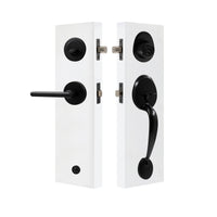 Gripset Oval with Lever in Matt Black