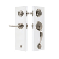 Gripset Oval with Lever in Brushed Nickel