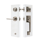 Gripset Square with Lever in Brushed Nickel
