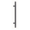 Round Profile Pull Handle, 600mm (400mm crs) - Back to back in Graphite Nickel