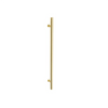 Round Profile Pull Handle, 900mm (700mm Crs) - Back to Back in Satin Brass