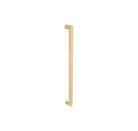 Duke Pull Handle, 300mm Crs - Back to Back Satin Brass in Satin Brass