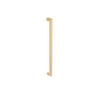 Duke Pull Handle, 300mm Crs - Back to Back Satin Brass in Satin Brass