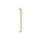Duke Pull Handle, 600mm Crs - Back to Back Satin Brass in Satin Brass
