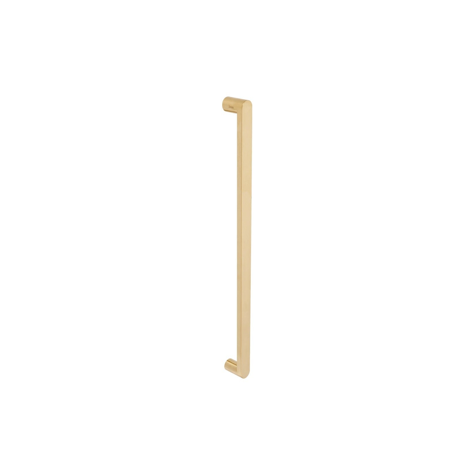 Duke Pull Handle, 600mm Crs - Back to Back Satin Brass in Satin Brass