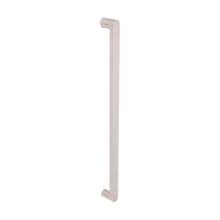 Duke Pull Handle, 600mm Crs - Back to Back in Satin Stainless