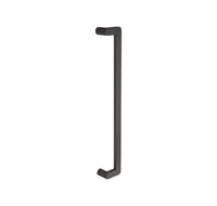 Duke Offset Pull Handle, 600mm Crs - Back to Back in Black