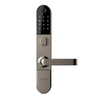 Schlage Omnia Smart Lock, Legge 990 Lock Body, Standard Cylinder to operate Clutch in Backplate in Satin Nickel