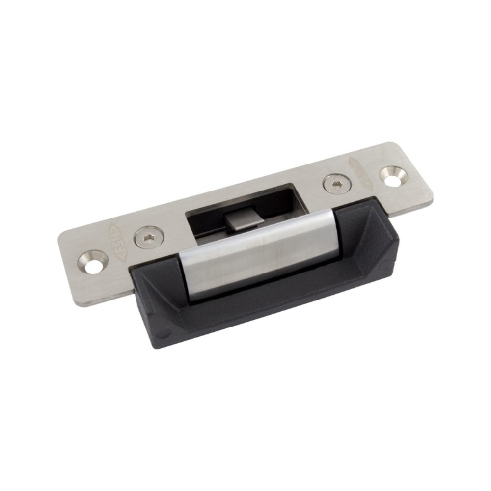 FSH FES10 Ansi Multi-Function Electric Strike, Weather resistant, Non Monitored, 12V/24V, Power to Open/Power to Lock 125L x 42W x 35D in Satin Stainless