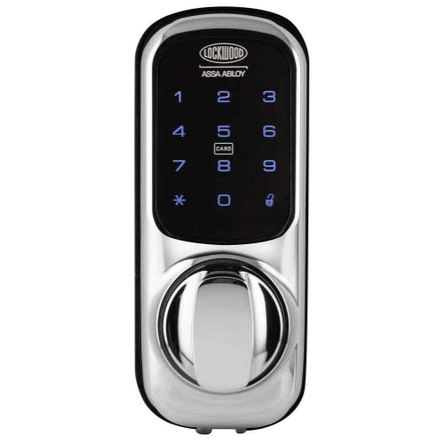 001TOUCH KEYPAD WITH 001 LATCH CP in Chrome Plated