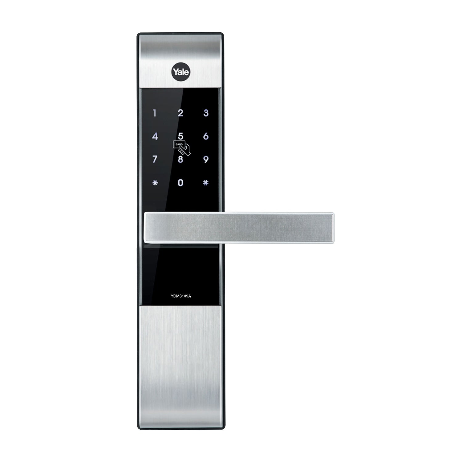 3109A SMART LOCK - 60MM BACKSET WITH YALE HOME MODULE in Silver