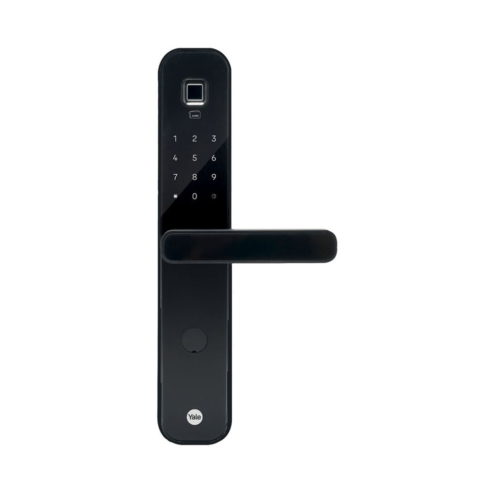 YALE YDM7220 60MM BACKSET MATT BLACK WITH YALE HOME MODULE in Matt Black