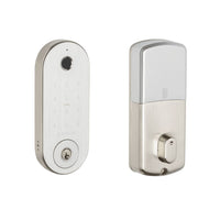 Stealth Deadbolt with 60mm Backset Latch in Brushed Nickel