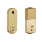 Stealth Electronic Deadbolt with 60mm Backset Latch in Satin Brass