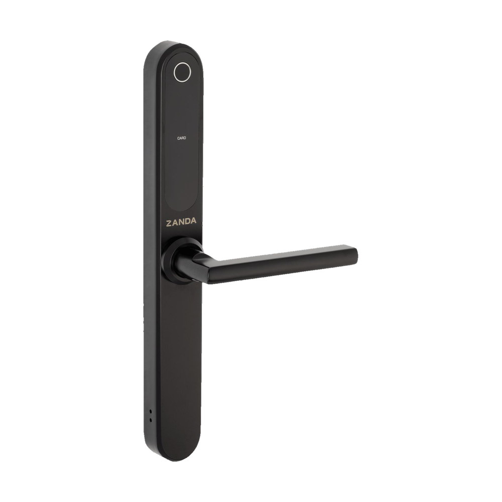Stealth Electronic Longplate with 35mm Backset Mortice Lock in Black