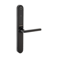 Stealth Electronic Longplate with 35mm Backset Mortice Lock in Black