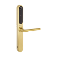 Stealth Electronic Longplate with 35mm Backset Mortice Lock in Satin Brass