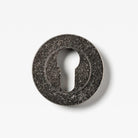 Escutcheon Euro Tumbled Nickel 55mm Set in Tumbled Nickel