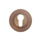 Momo EURO Cylinder Escutcheon Set with chrome finish, designed for door security and aesthetic enhancement.