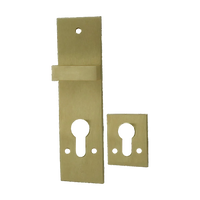 Escutcheon & Snib Set suits 19300 Quadlock 47.6mm in Satin Brass PVD